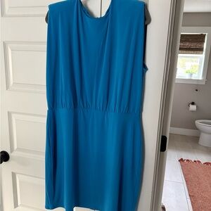 Express Vibrant Blue Midi Dress